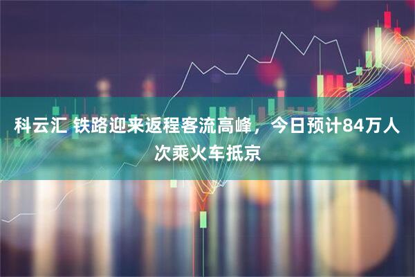 科云汇 铁路迎来返程客流高峰,今日预计84万人次乘火车抵京